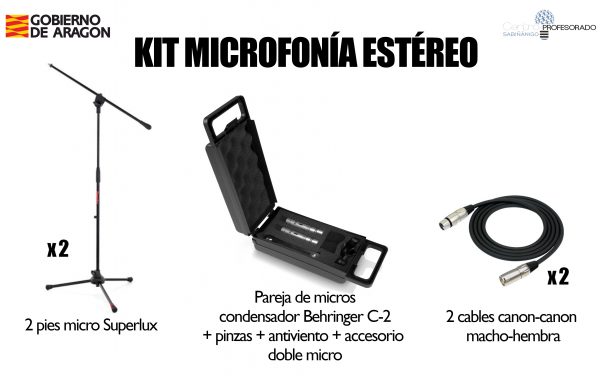 AUDIO-VÍDEO: Kit de microfonía estéreo