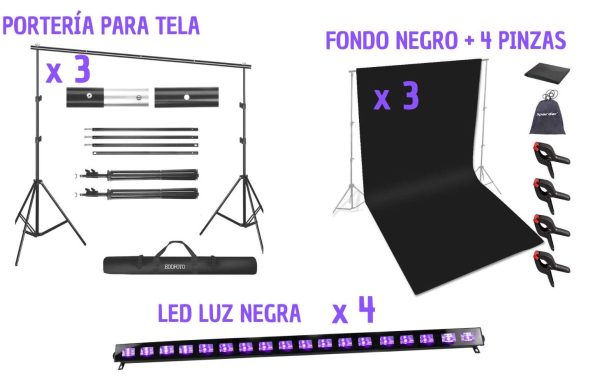 Kit de Luz Negra